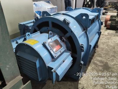 Damaged Phase Induction Motor